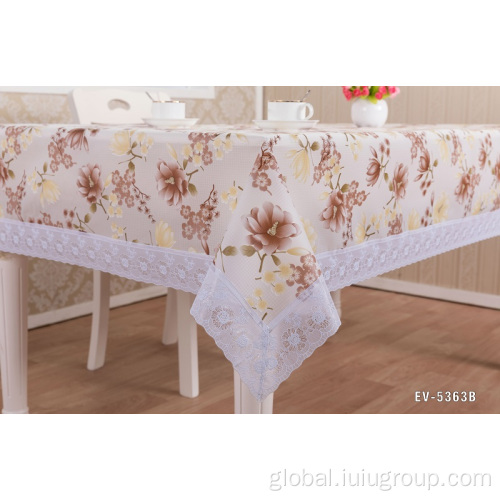 Peva Tablecloth Round Lace liner PEVA Eva Tablecloth Manufactory